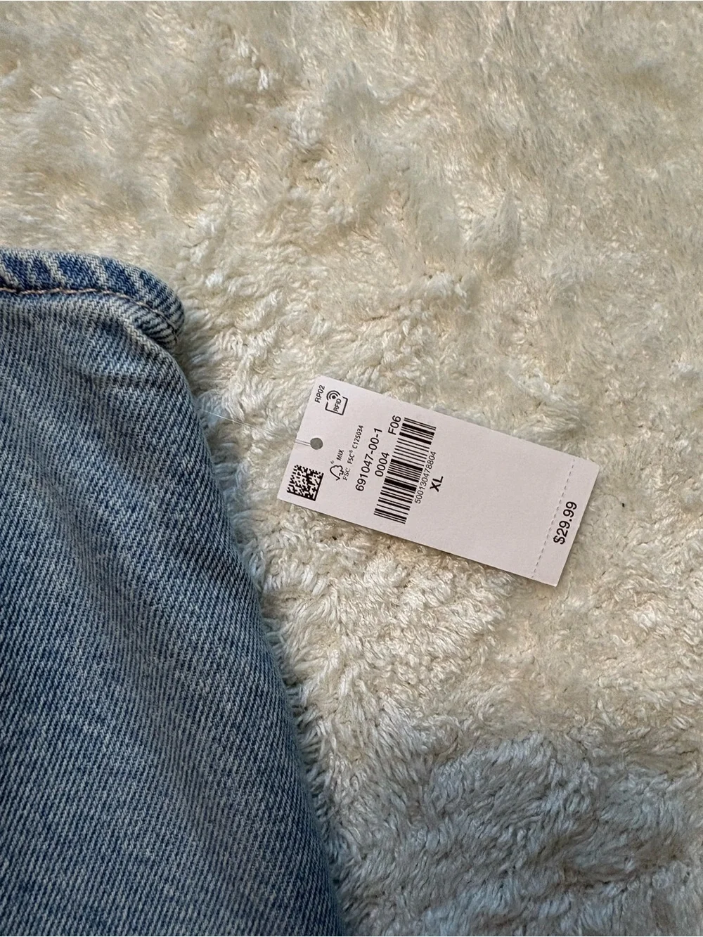 Old Navy Girls Light Blue Denim Vest